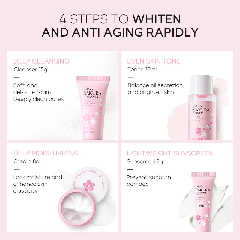 Yatava's Sakura Skin Care Set